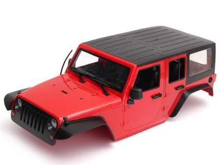 1 10 Speed Hard Plastic Speed RC Car Body Shell Canopy Red For Axial SCX10 Hot on Sale