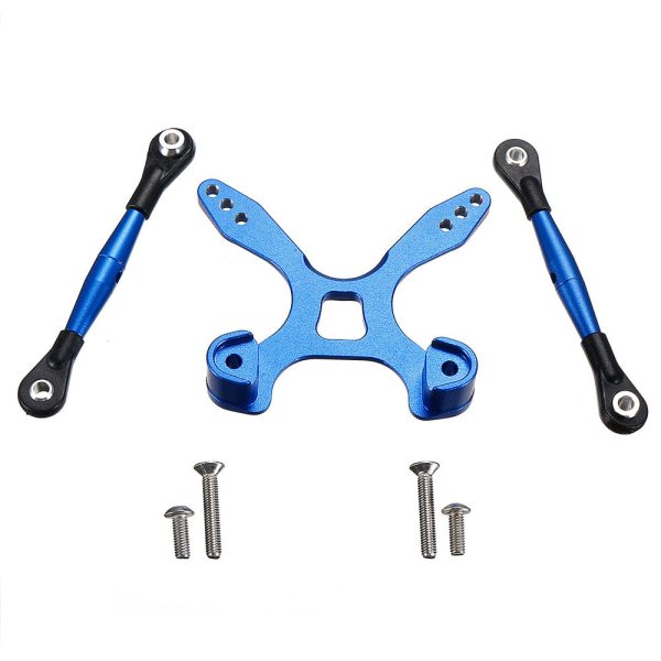 1 Set Aluminum Rear Tie Rods Arms + Stabilizer for TRAXXAS GT4-TEC 2.0 83056-4 RC Car Parts For Sale