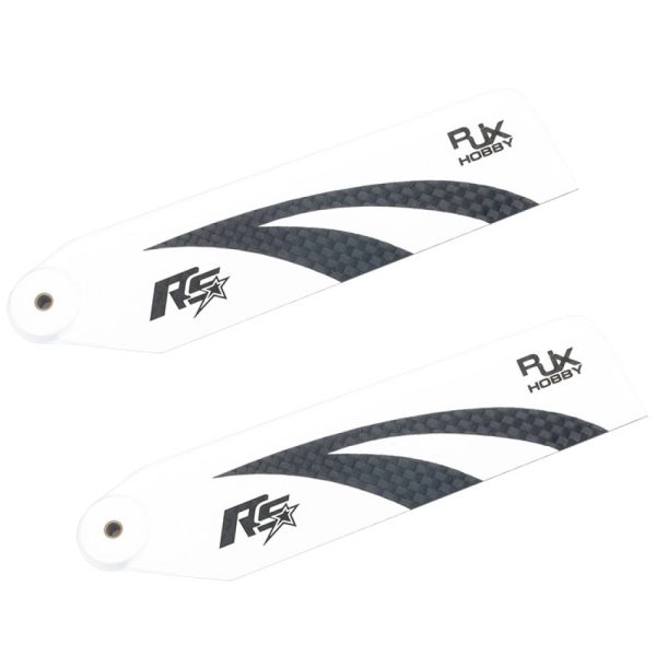 1 Pair RJX 110mm Carbon Fiber Tail Blade For 700 RC Helicopter For Cheap