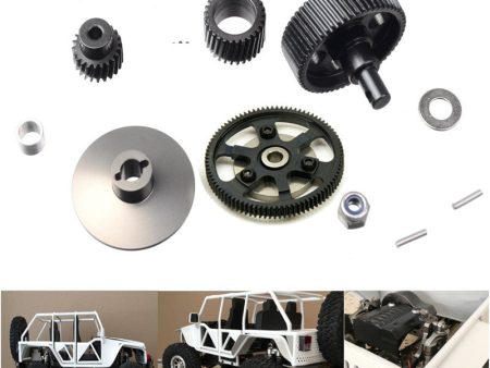 1:10 Scale Heavy Duty Steel Transmission Metal Gear Set Upgrade Accessories For Axial Racing SCX10 Online Hot Sale