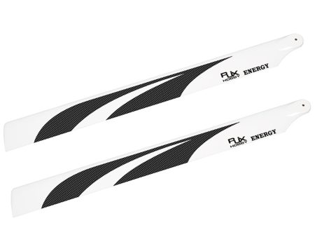 1 Pari RJX 600mm Carbon Fiber Main Blade For RJX X-TREME 50 T-REX 600 RC Helicopter on Sale