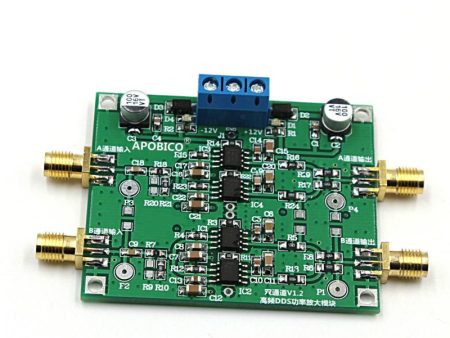 0-120MHZ High Frequency DDS Power Signal Wideband Dual Channel Amplifier Module Online