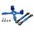 1 Set Aluminum Rear Tie Rods Arms + Stabilizer for TRAXXAS GT4-TEC 2.0 83056-4 RC Car Parts For Sale