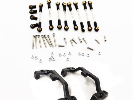 1 Set MN-90 1 12 Upgraded Rc Car Spare Parts Metal Linking Holder + Connecting Rod For Cheap