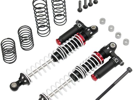 1 Set Hot Racing TD100RV02 Aluminum 100mm Piggyback Shock Absorber W  Adjustable Rebound Fashion