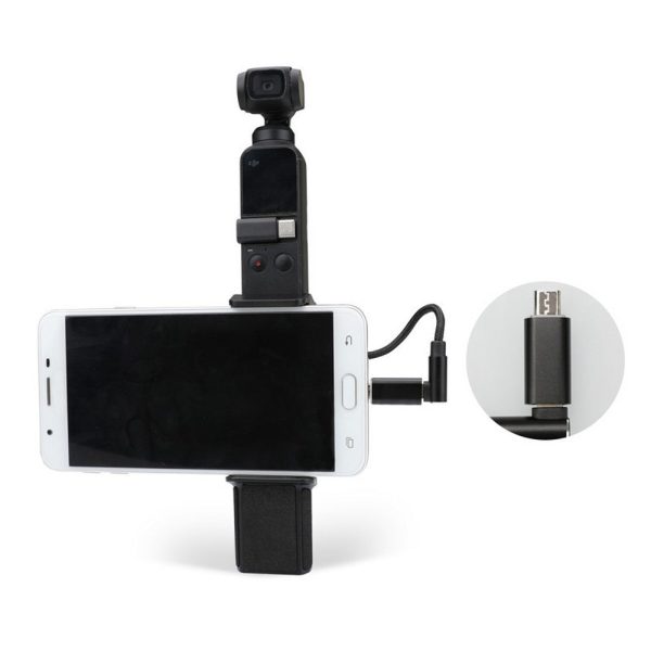 Multi-function Mobile Phone Fixed Bracket Mount Type C Adapter for DJI OSMO Pocket Handheld Gimbal Sale