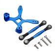 1 Set Aluminum Rear Tie Rods Arms + Stabilizer for TRAXXAS GT4-TEC 2.0 83056-4 RC Car Parts For Sale