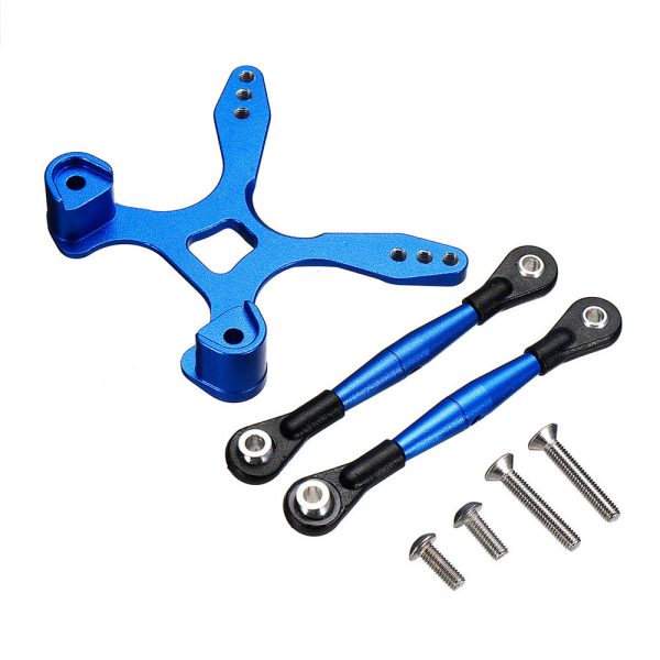 1 Set Aluminum Rear Tie Rods Arms + Stabilizer for TRAXXAS GT4-TEC 2.0 83056-4 RC Car Parts For Sale